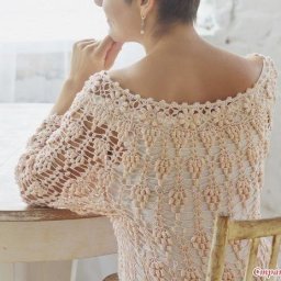 Прекрасная туника с нежными узорами