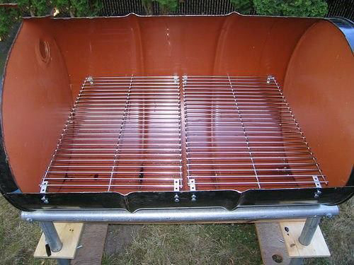 Барбекю из бочки своими руками