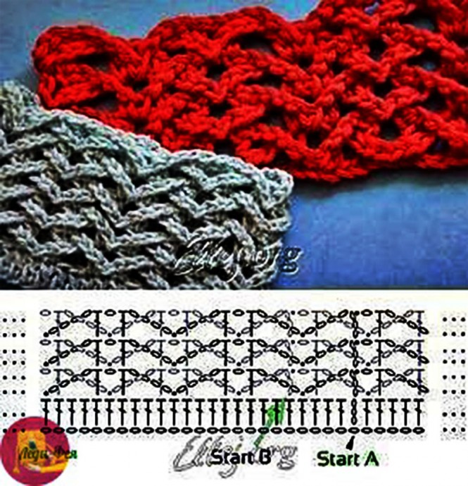 Чудесная подборка схем крючком