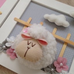 ​Идеи картин с объёмными овечками