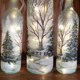 ​Идеи по росписи бутылок