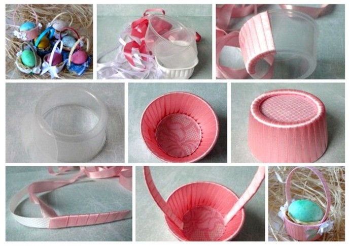 Корзина из пластиковой бутылки