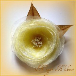 Цветы из ткани