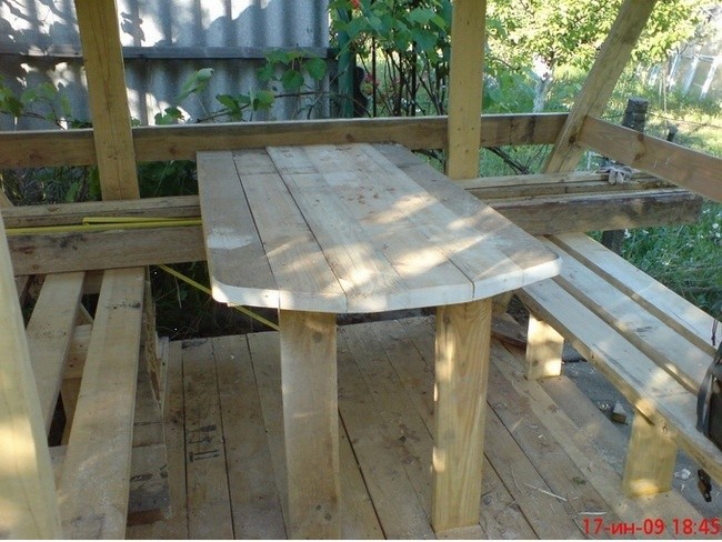 Беседка с расширением к верху своими руками