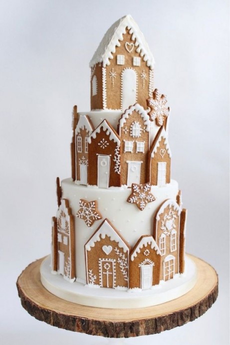 Декор тортов имбирными пряниками: волшебные идеи для вдохновения