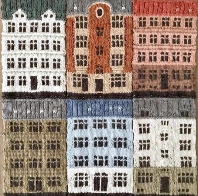 Хорошая идея вязаного пледика или подушки