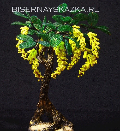 Бобовник из бисера