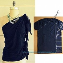 Переделки футболок: интересные идеи