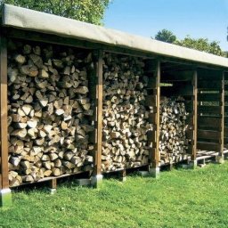 Домик для дров или как сделать поленницу