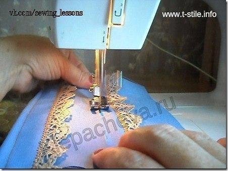 Лaпкa для coeдинeния двух cлoeв ткaни