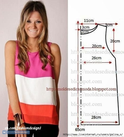 Моделирование оригинальной блузки