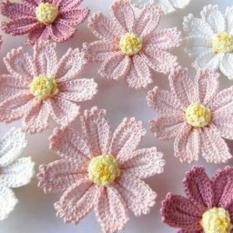 ​Очень красивые цветы крючком