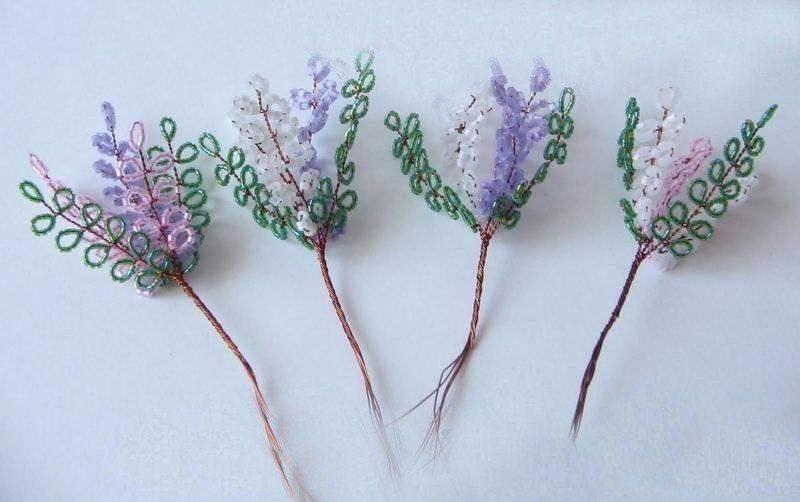 Вереск из бисера