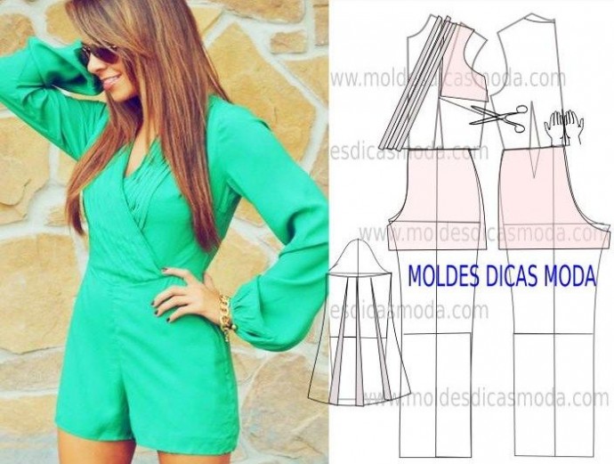 Женские комбинезоны с шортами: как моделировать