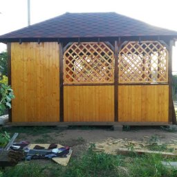 Беседка 4,5х3 на даче своими руками