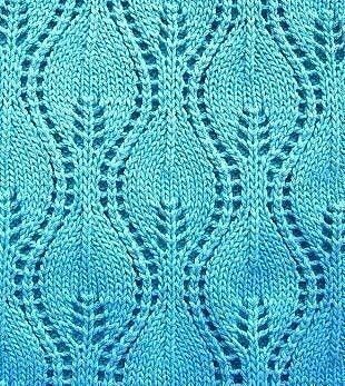 Красивые узоры на спицах