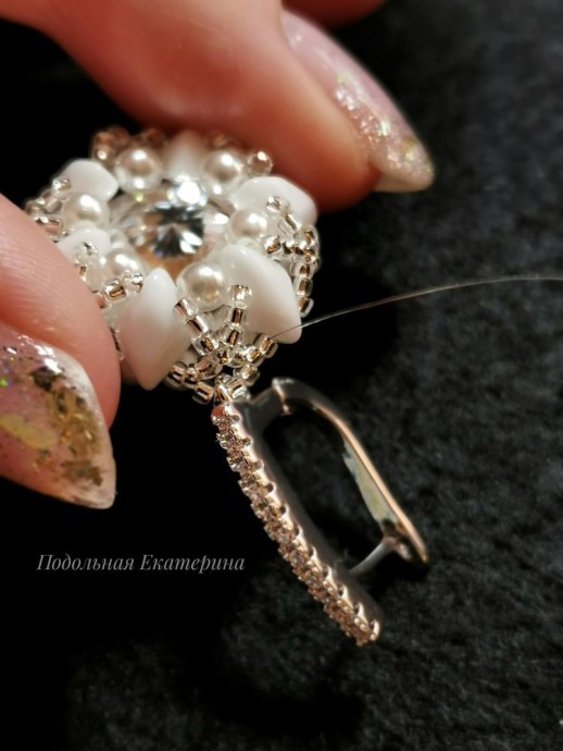 Серьги "Ледяные фантазии"