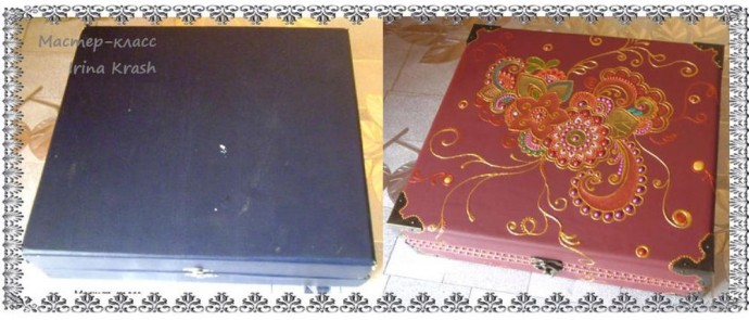 Реставрация шкатулки: мастер-класс