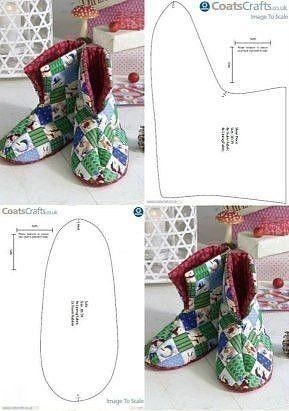 Шьём уютные тапочки