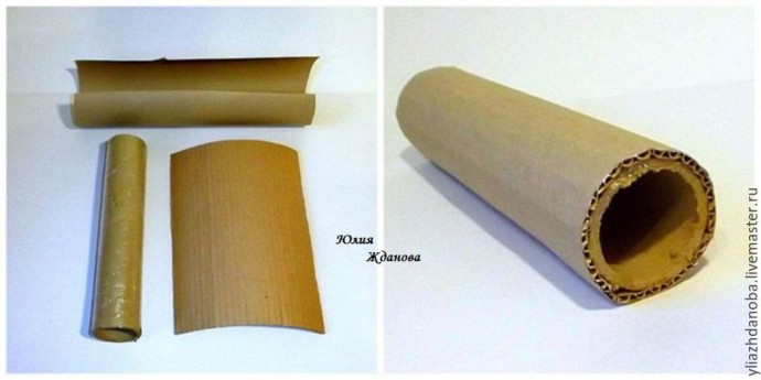 Делаем из картона вместительный комод с выдвижными ящичками для рукоделия