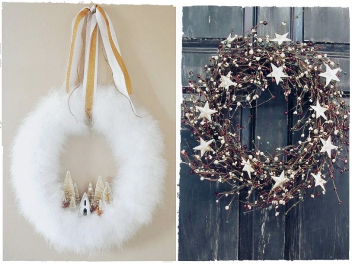 Идеи для декора: новогодние веночки
