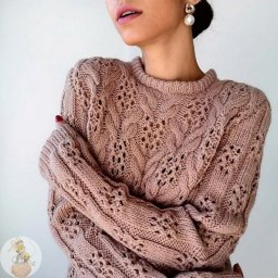 ​Красивый узор для джемпера