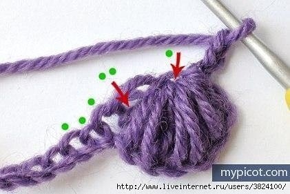 Оригинальный узор крючком