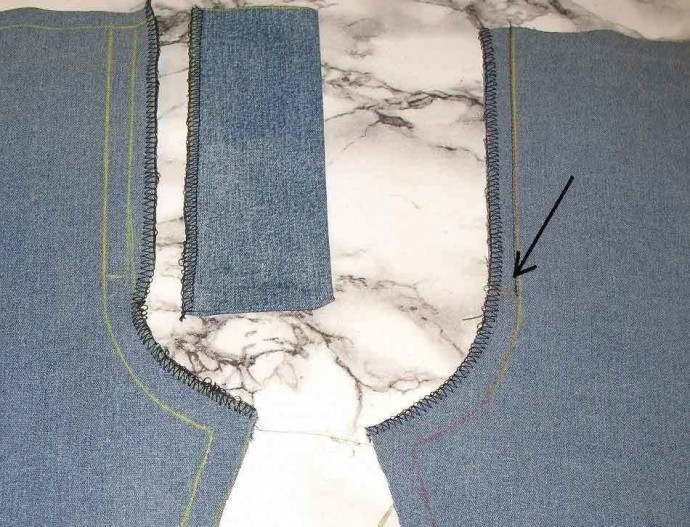 Технология обработки гульфика в джинсах и брюках Технология обработки гульфика в джинсах и брюках