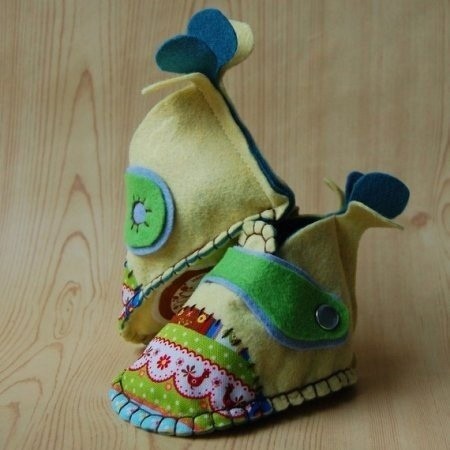 Пинетки для малыша своими руками