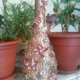 Декор бутылки