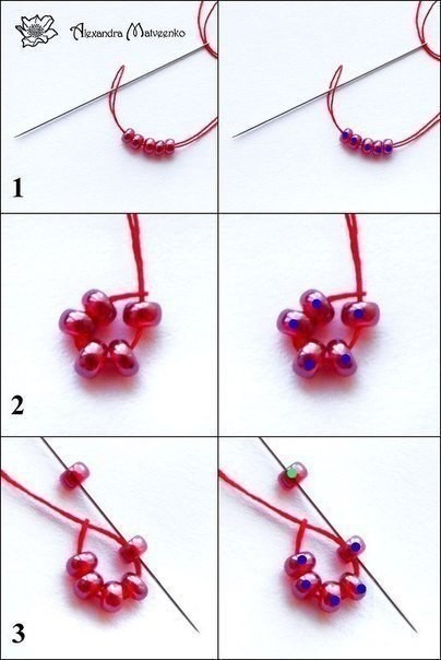 Малина из бисера