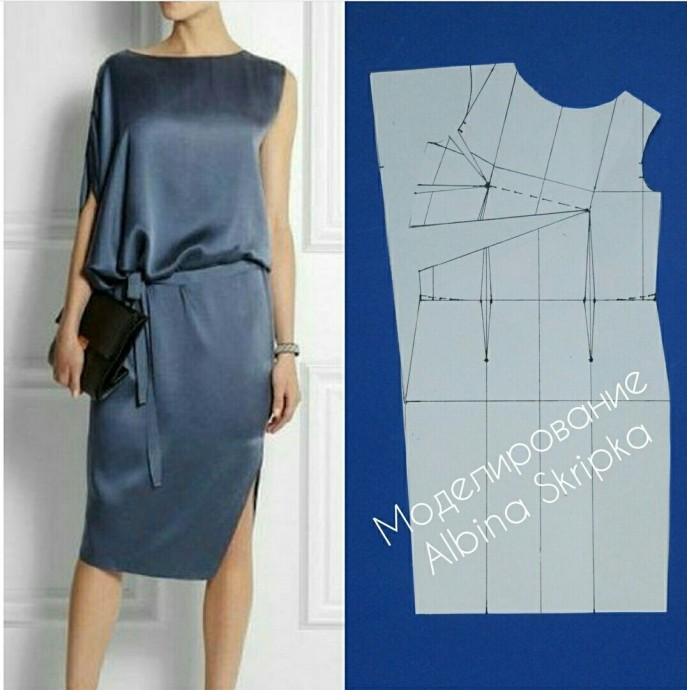 Моделирование ассимметричного платья Моделирование ассимметричного платья