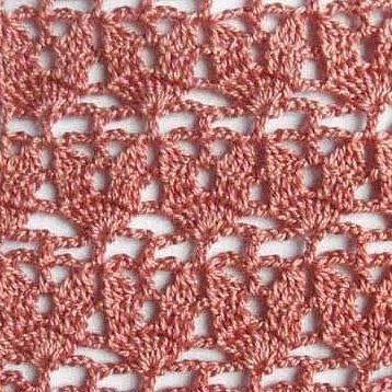 Нежные ажурные узоры крючком