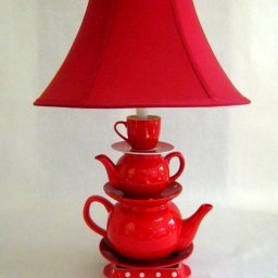 Светильник из чайника своими руками