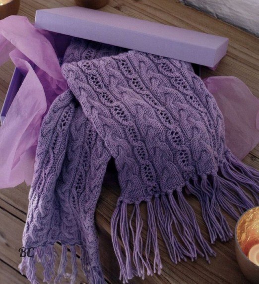 Ажурные шарфы для стильных весенних образов