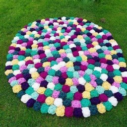 ​Коврик из роз