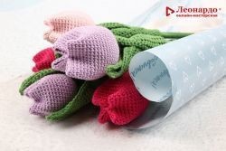 Вязаные тюльпаны