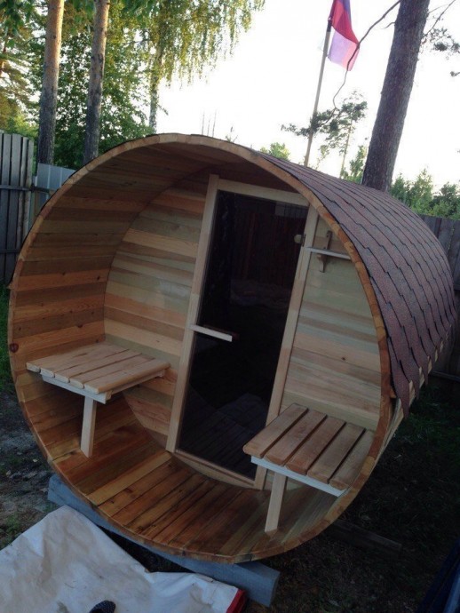 ​Круглая баня своими руками