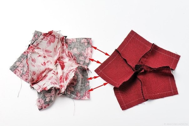 Игольница-цветочек