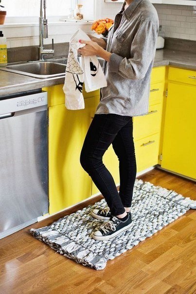 Кухонный коврик своими руками Кухонный коврик своими руками
