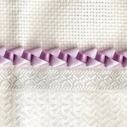 Объемный бордюр из ленточек