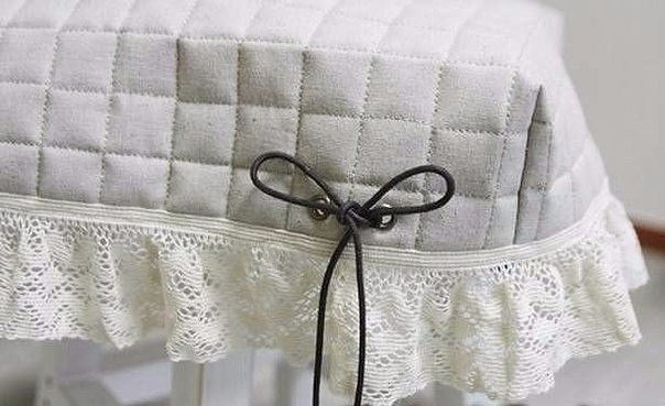 Шьем чехол на табуретку