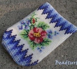 ​Сумка крючком из бисера