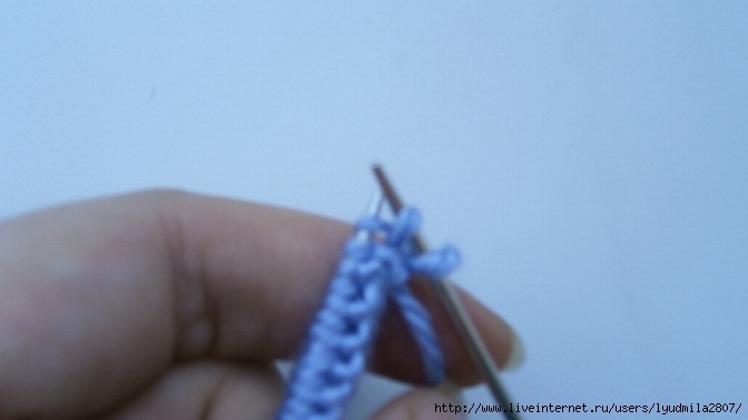 Вязание вкруговую на двух спицах