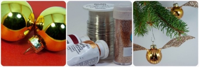 Золотой снитч на ёлку