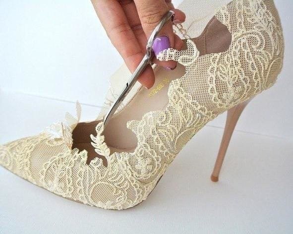 Декорируем туфли своими руками