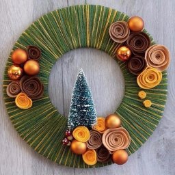​Идеи новогодних венков