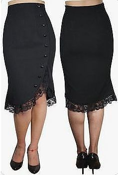 Идеи украшения юбок кружевом