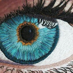Идеи вышивки реалистичных глаз