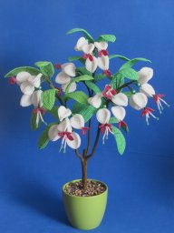 ​Клеродендрум: мастер-класс по плетению из бисера